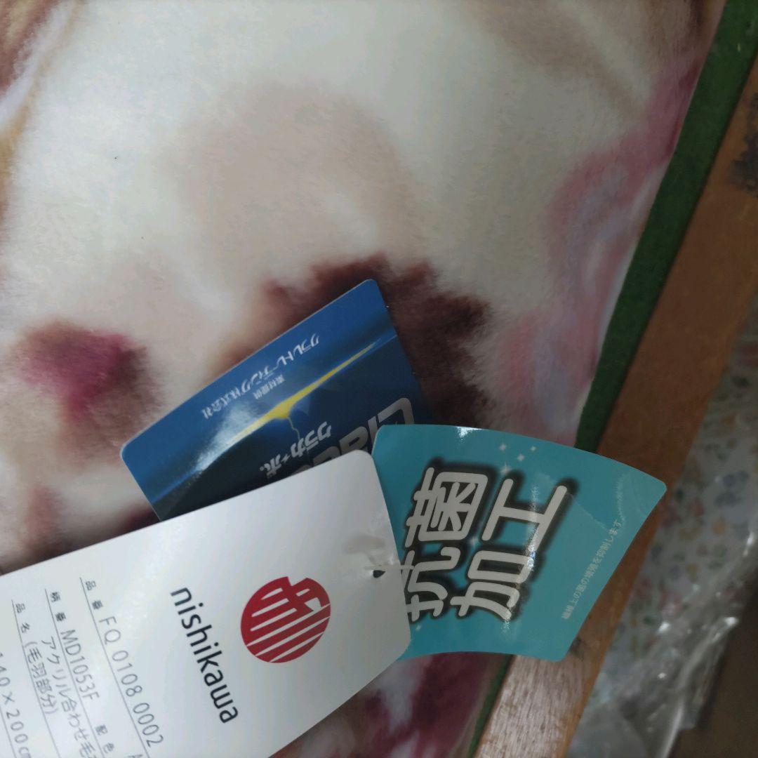 年末年始格安　新品信頼実績の西川日本製泉大津製　衿付マイヤー合わせ毛布シングルP