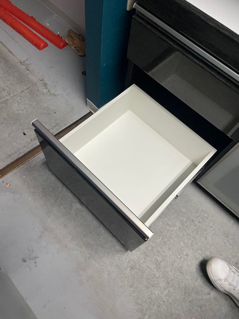 ニトリ Ｎポスティア 90BK キッチンボード レンジ台 調理台 食器棚