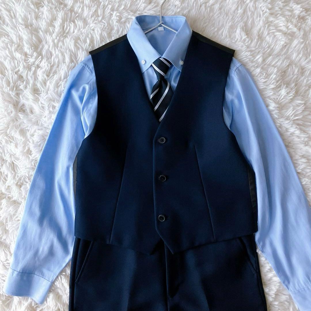 美品 WF ワンダーファクトリー 160 フォーマル スリーピース 6点セット