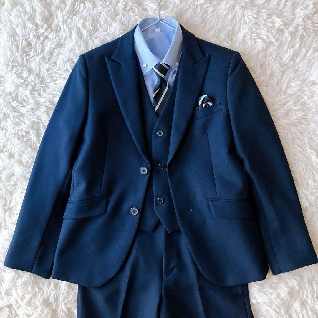 美品 WF ワンダーファクトリー 160 フォーマル スリーピース 6点セット