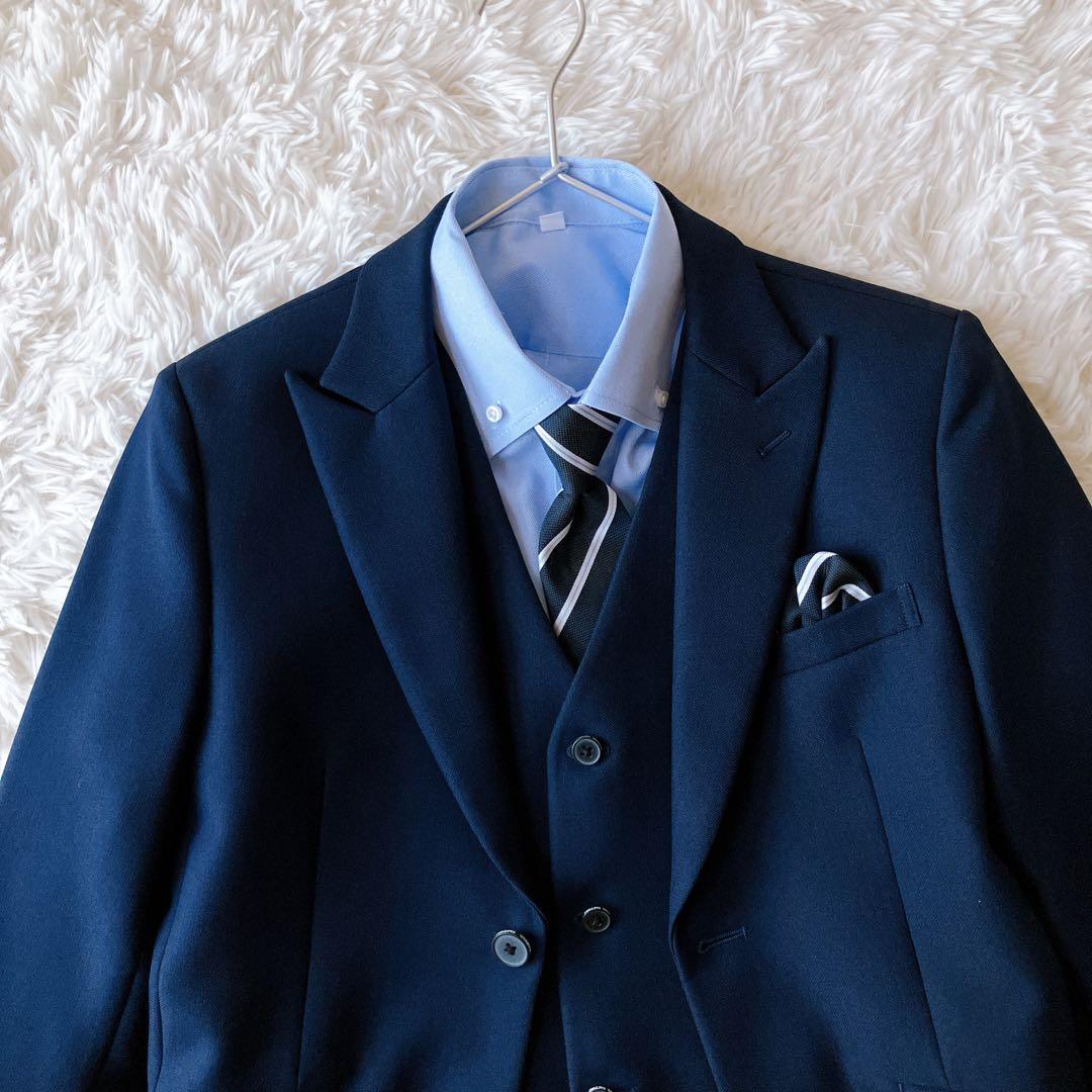 美品 WF ワンダーファクトリー 160 フォーマル スリーピース 6点セット