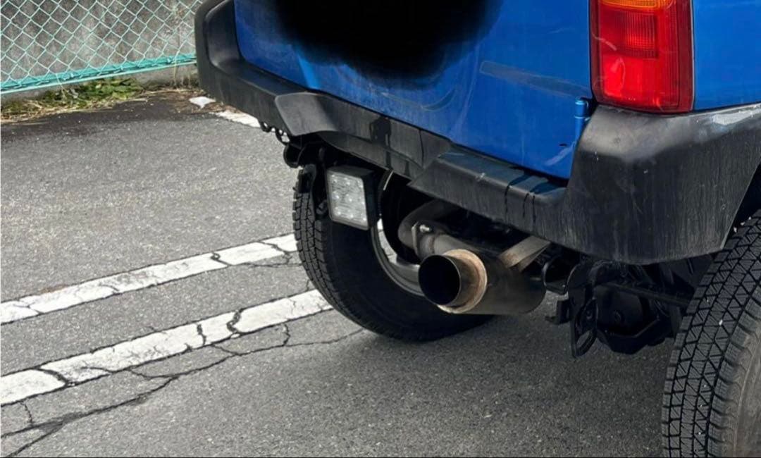 ジムニーJB23 加工マフラー