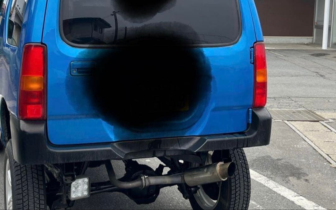 ジムニーJB23 加工マフラー