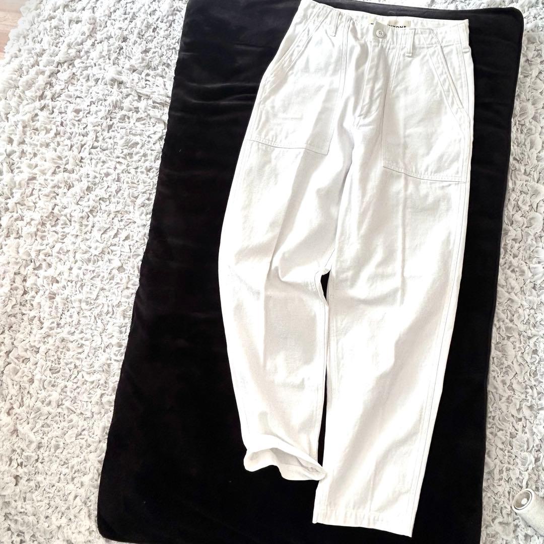 レアカラー　the shinzone ベイカーパンツ　ホワイト　36 White