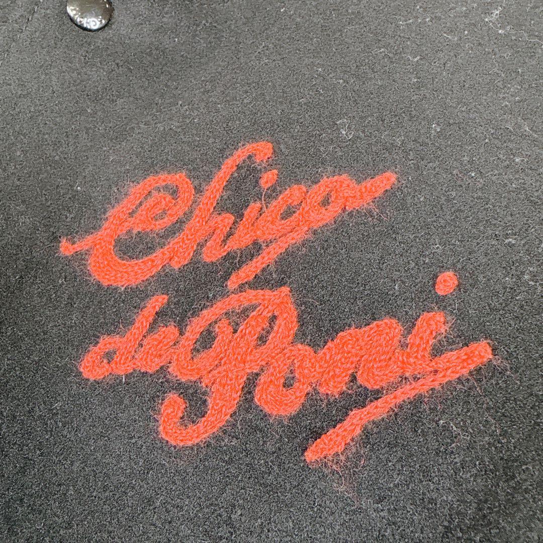 美品✨ Schott スタジャン 牛革 メルトンウール 刺繍 サイズS