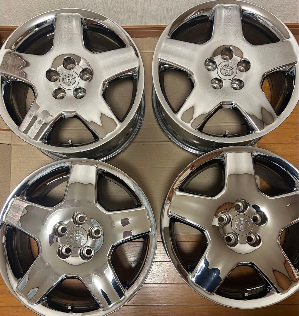 hiromix　希少セルシオ30後期UCF30 純正クロームメッキホイール