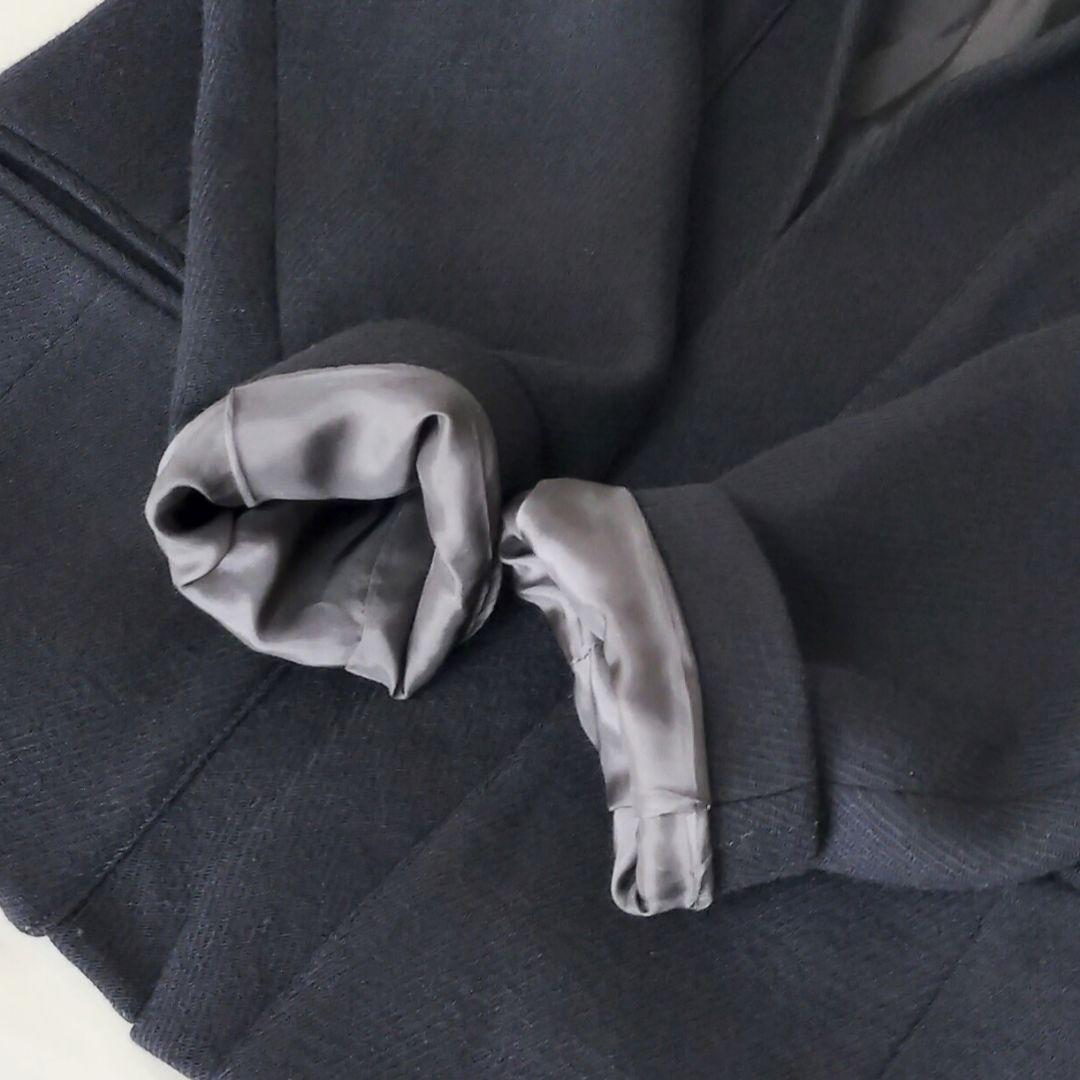 美品 SEA テーラードジャケット ボタンレス ネイビー 1 シー