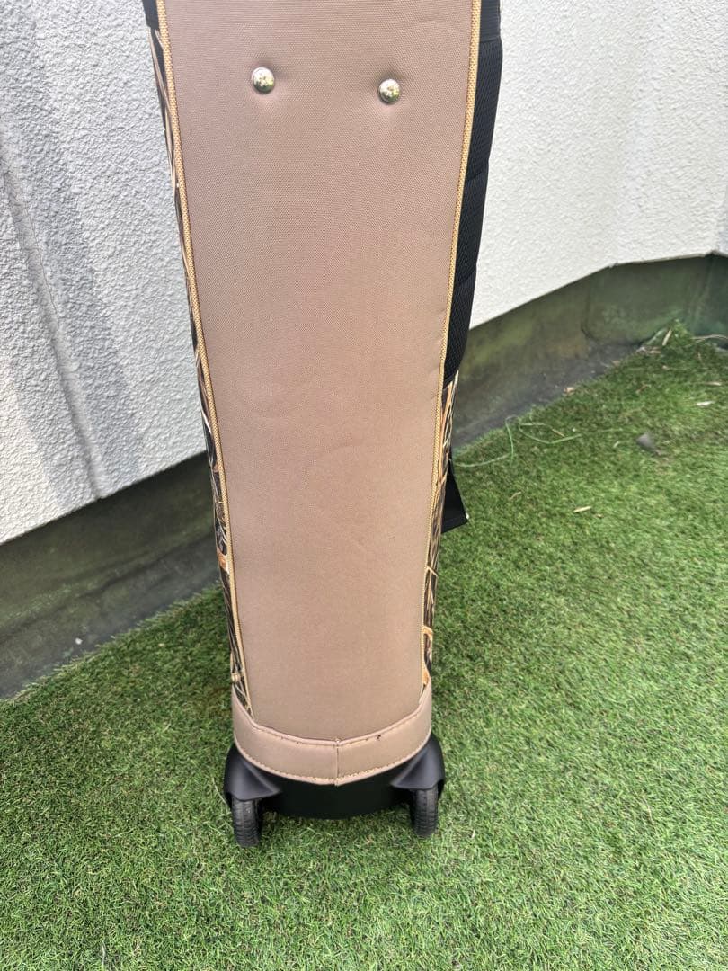 BayBay キャスター付　キャディバッグ　ゴルフバッグ　ベージュ　カモフラ