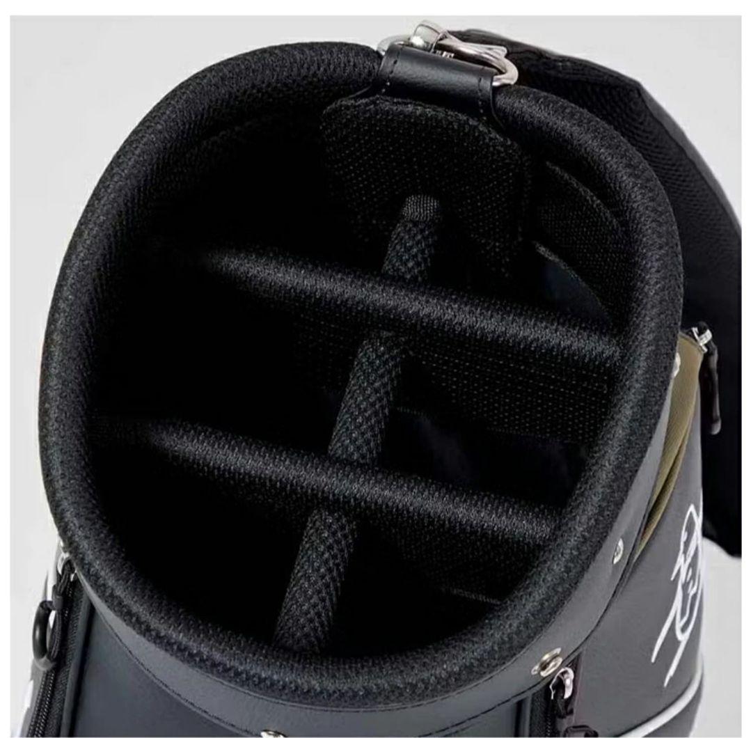 Munsingwear キャディバッグ ブラック×カーキ