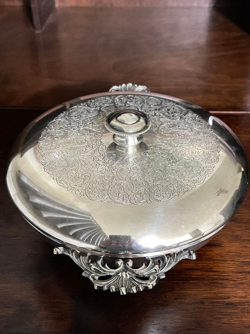 希少　アンティーク銀器　インテリア　昭和レトロ　置物