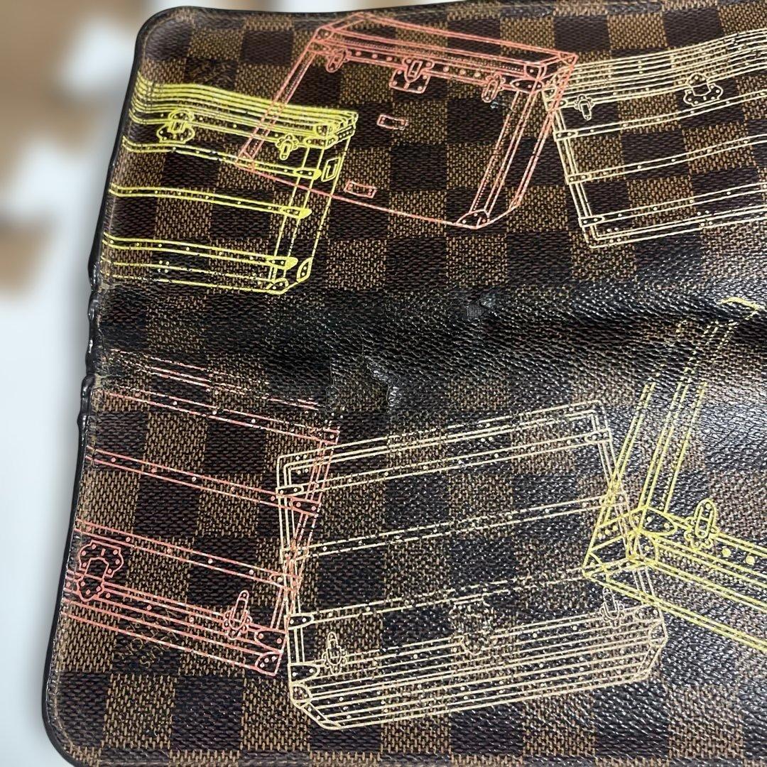 ジ*ー様 Louis Vuitton 長財布 トランクデザイン 2014年クリス