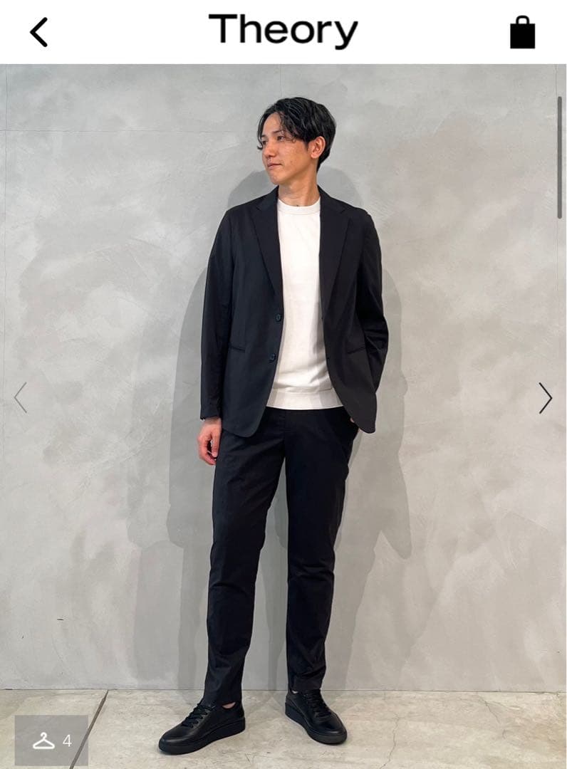 ジャケット・アウター 25ss Theory Nylon Texture Clinton Blazer