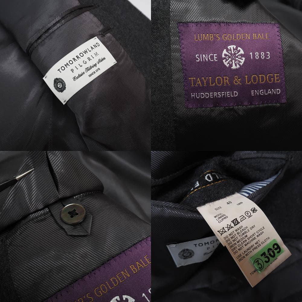 TOMORROWLAND PILGRIM テイラーアンドロッジ フランネルスーツ