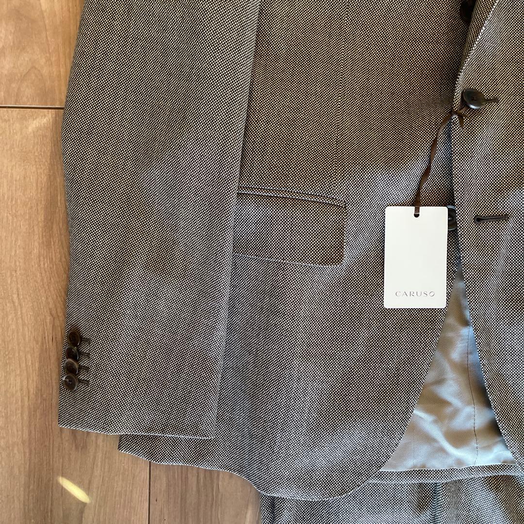 【新品未使用】CARUSO カルーゾ スーツ セットアップ 48 aida