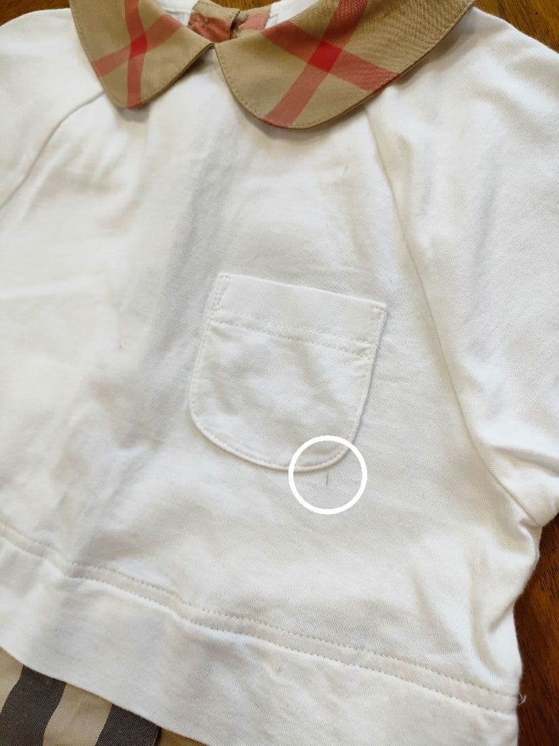 バーバリー　チルドレン　半袖ワンピース 100cm　3y 98 美品