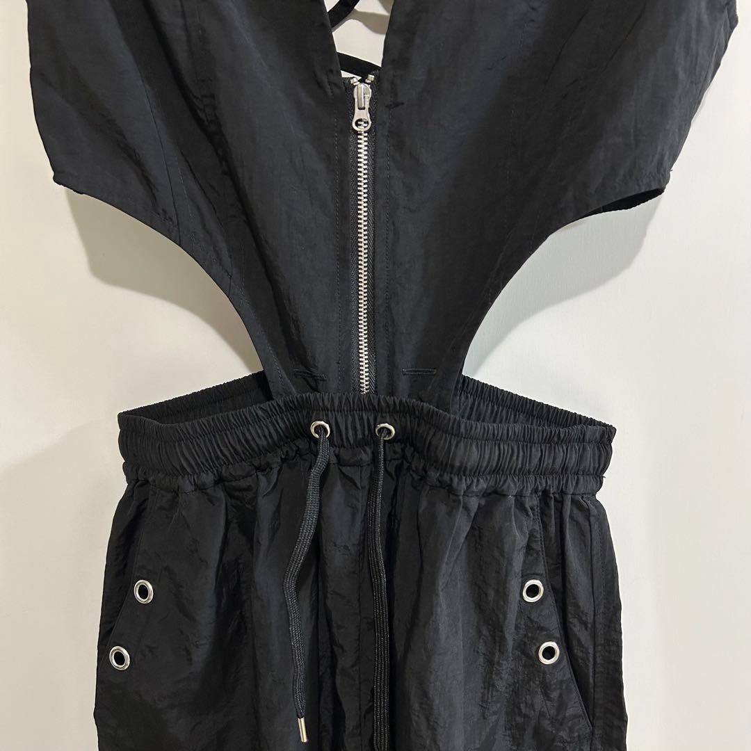 アナスイNYC スポーツワッシャーレースアップベスト マルチポケットワイドパンツ