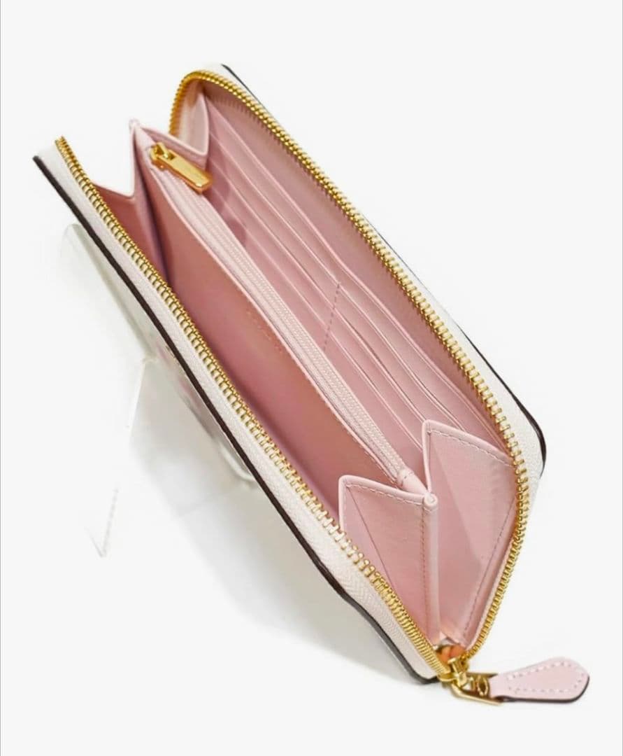 COACH 花柄 レザー 長財布 並行輸入品:アウトレット品