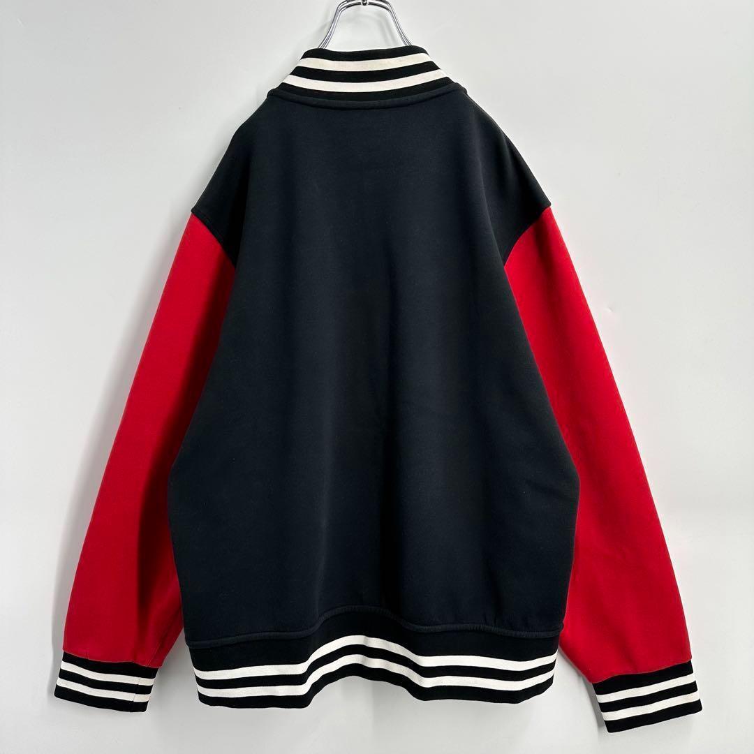 【レアモデル】ポロラルフローレン ウイング刺繍ロゴ 袖切替し スタジャン L