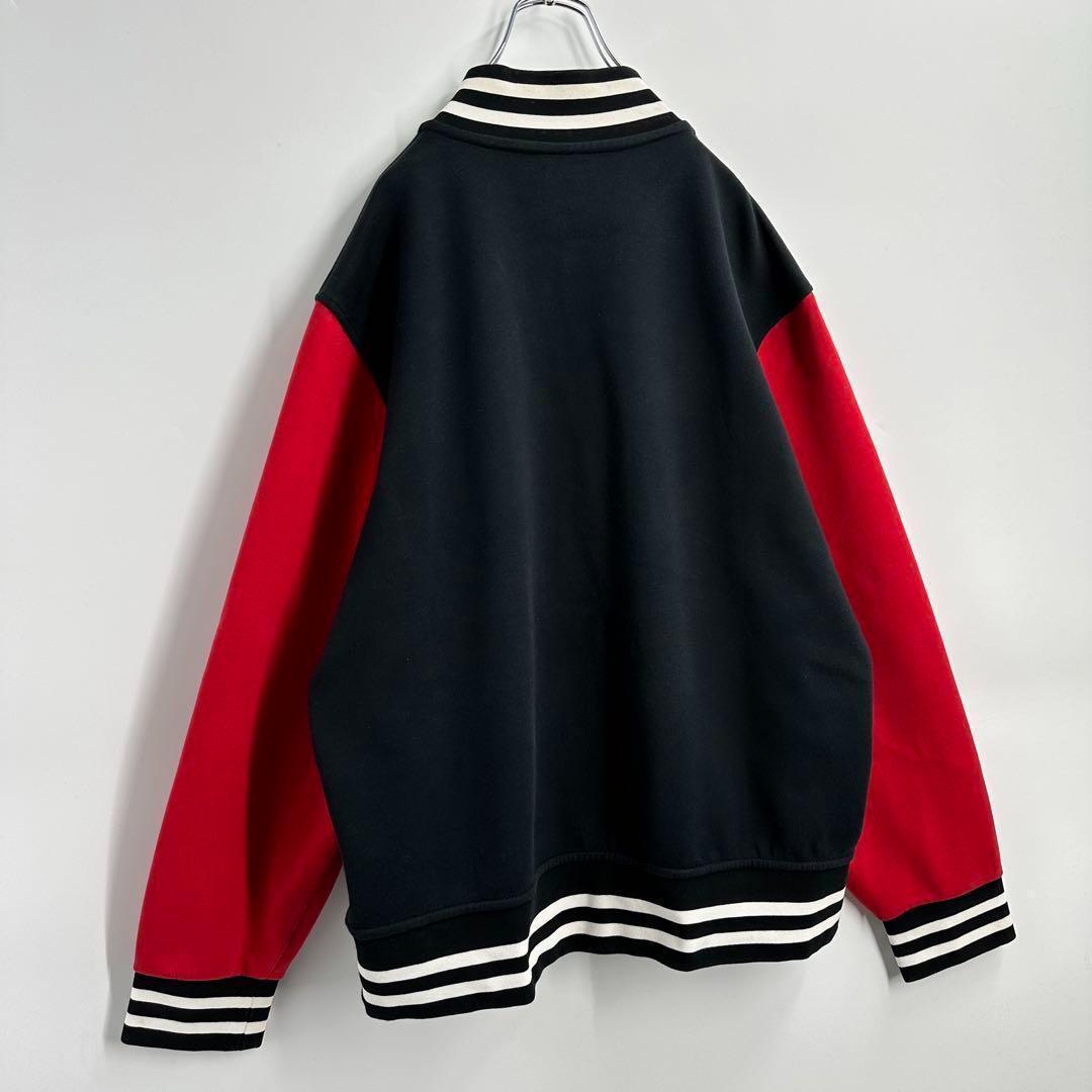 【レアモデル】ポロラルフローレン ウイング刺繍ロゴ 袖切替し スタジャン L