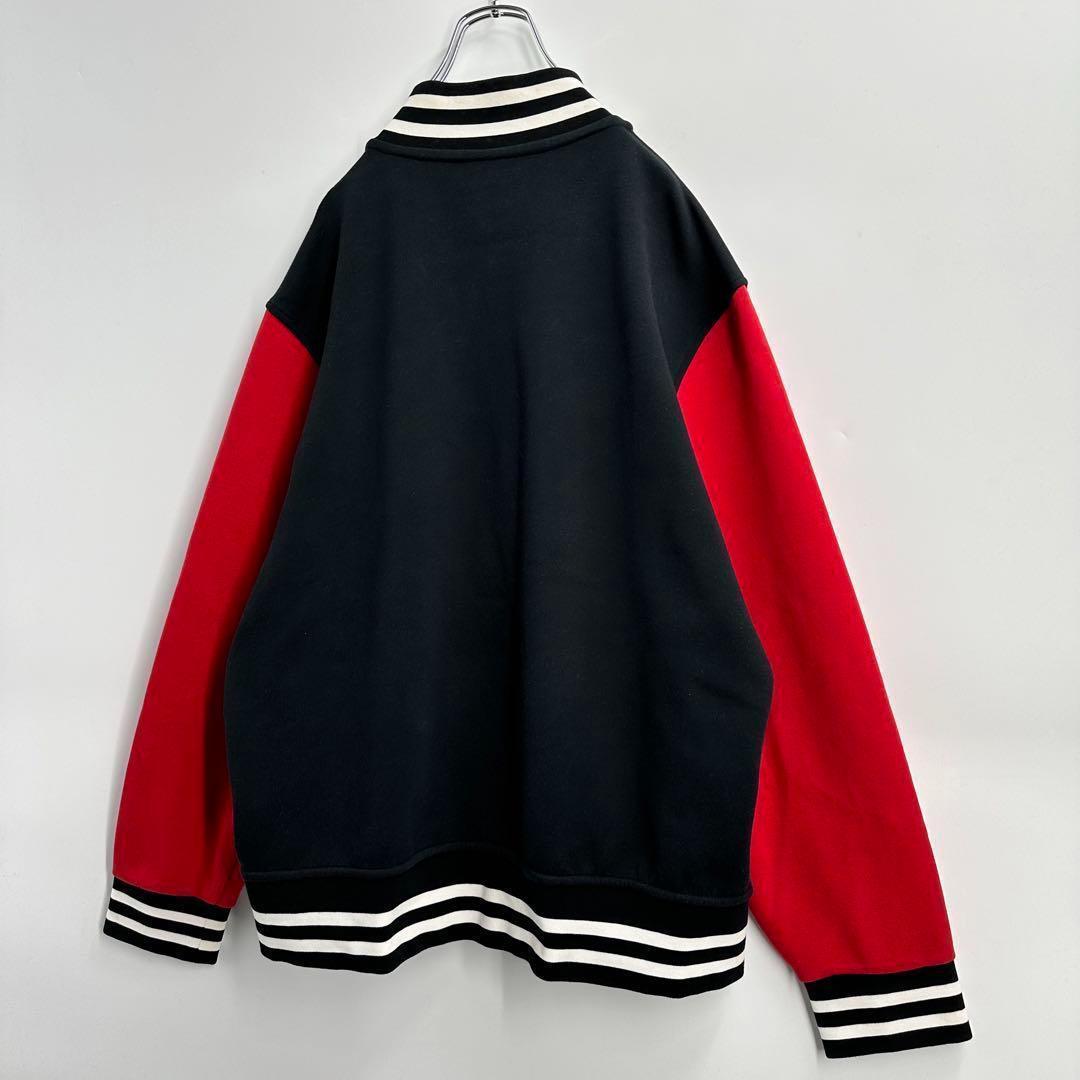 【レアモデル】ポロラルフローレン ウイング刺繍ロゴ 袖切替し スタジャン L