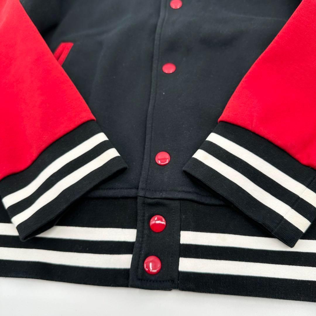 【レアモデル】ポロラルフローレン ウイング刺繍ロゴ 袖切替し スタジャン L