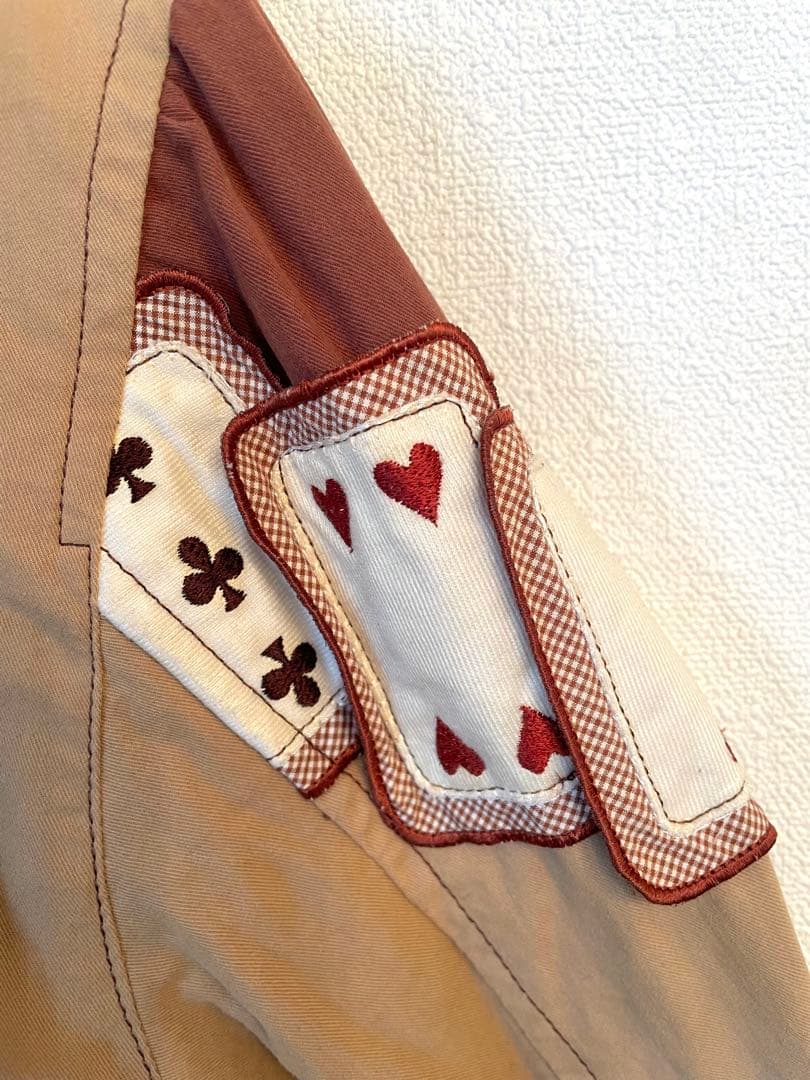 豆*様 カールヘルム　トランプ切り替えステンカラーコート