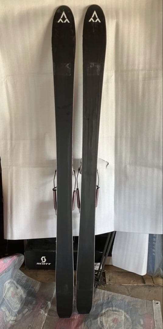 テレマークスキー板　ブルーモリス Jazzy87　172㎝　ビンディング付