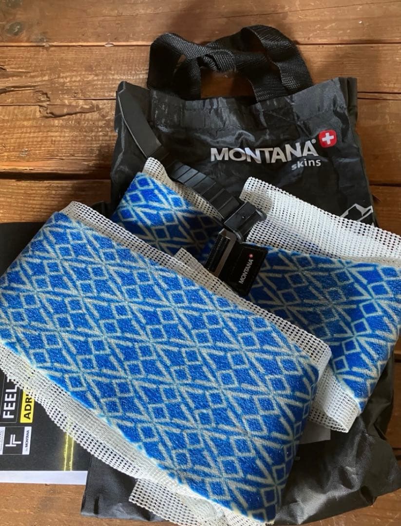 テレマークスキー板　ブルーモリス Jazzy87　172㎝　ビンディング付