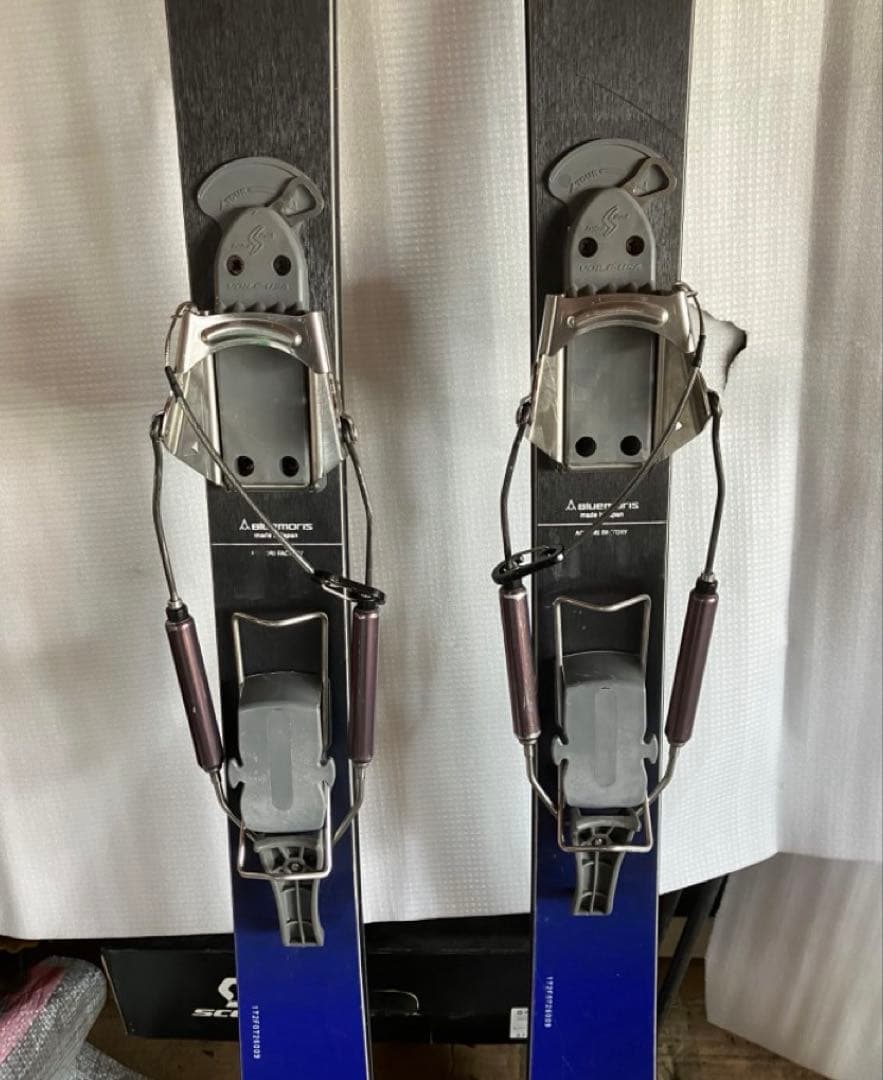 テレマークスキー板　ブルーモリス Jazzy87　172㎝　ビンディング付