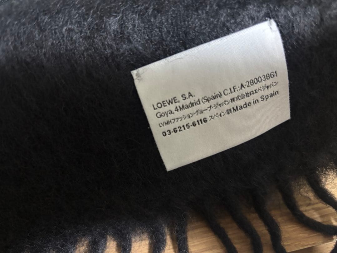 専用　LOEWE アナグラム　 ウールモヘヤマフラー