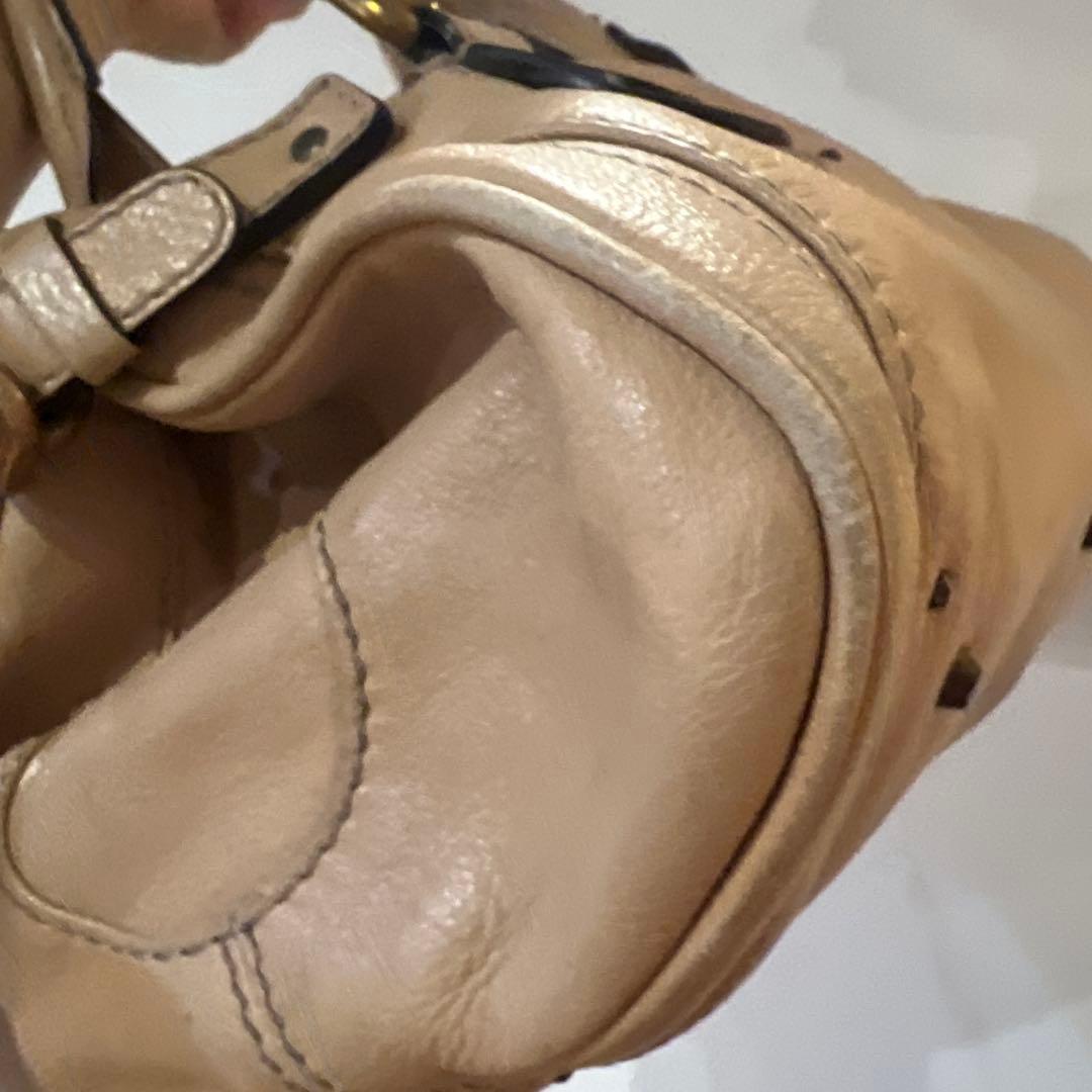 クロエ　chloe パディントン カデナレザートートバッグ ショルダー ベージュ