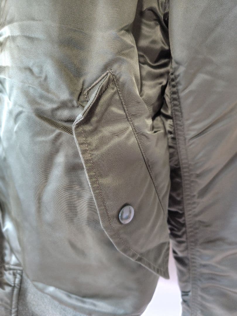 【美品】MA-1 alphaフライトジャケット ヴィンテージグリーン XLサイズ