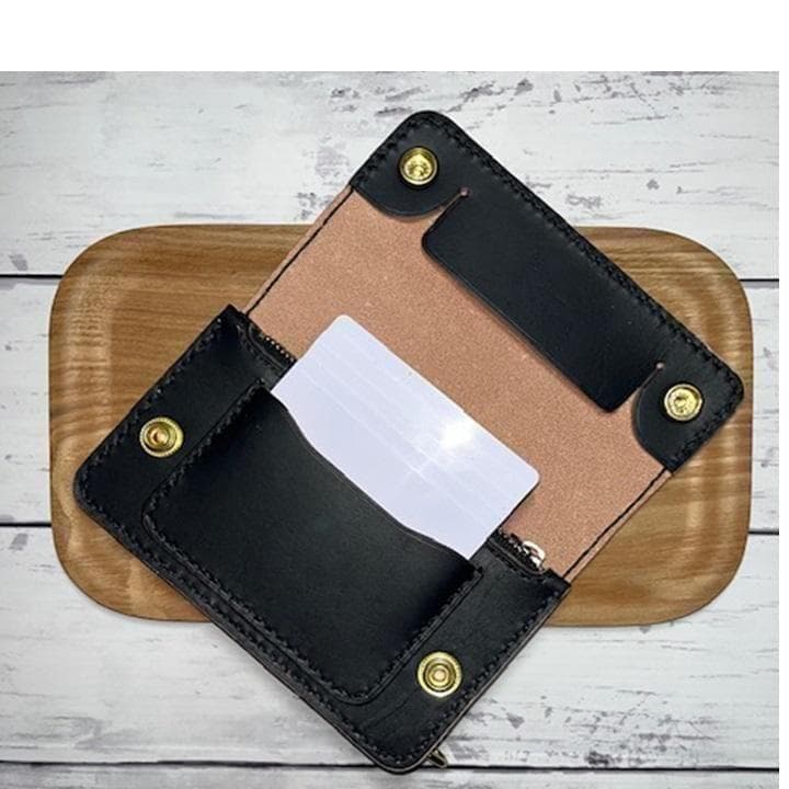 I'm baller ④ミドルトラッカーウォレット/ホック真鍮小判カン真鍮