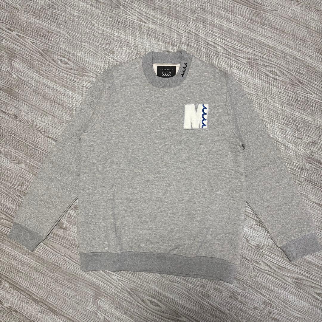 ⭐️新品未使用　ムータマリン　モックネックスウェット グレー　サイズ７