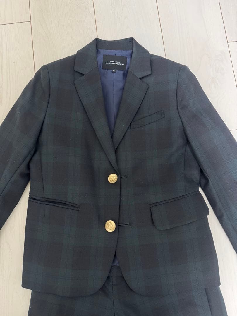 ユナイテッドアローズ　グリーンレーベルリラクシング　スーツ　120cm