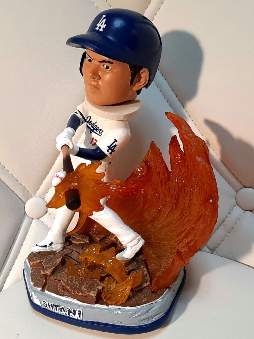 【限定360体】大谷翔平・ボブルヘッド・炎のハードヒッター・未使用品