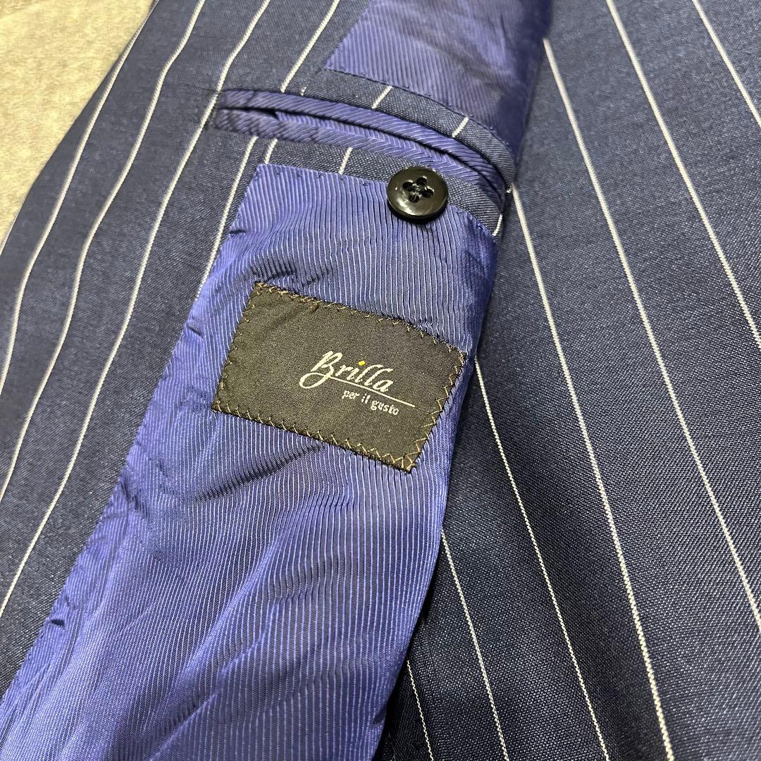 Brilla per il gusto / ネイビー チョークストライプ スーツ