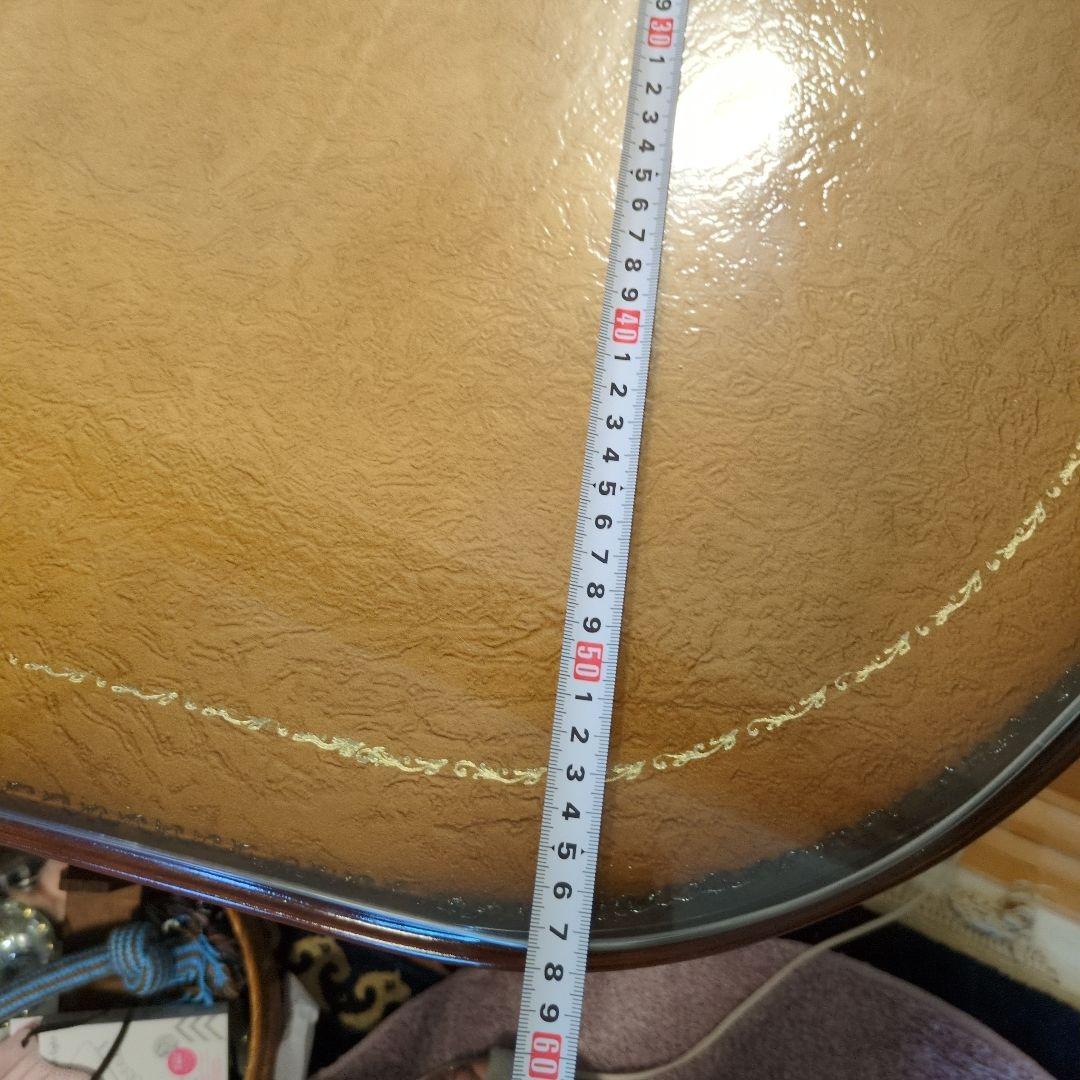 さるこダークブラウン 木製 文机 曲線デザイン猫脚(=^・^=)