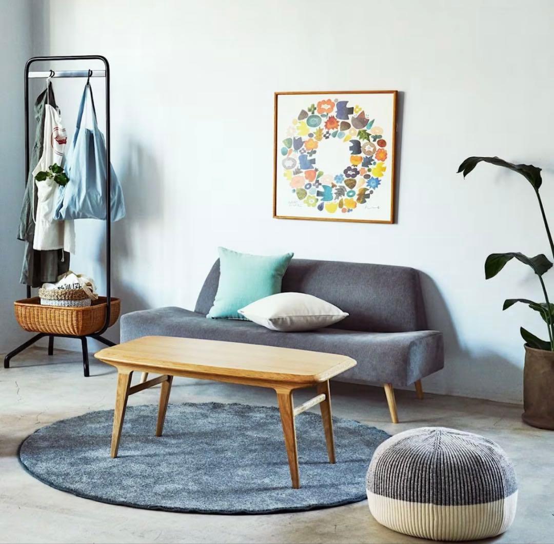 無印良品 イデー　ＩＫＩ　ＬＯＷ　ＴＡＢＬＥ　イキ　ローテーブル