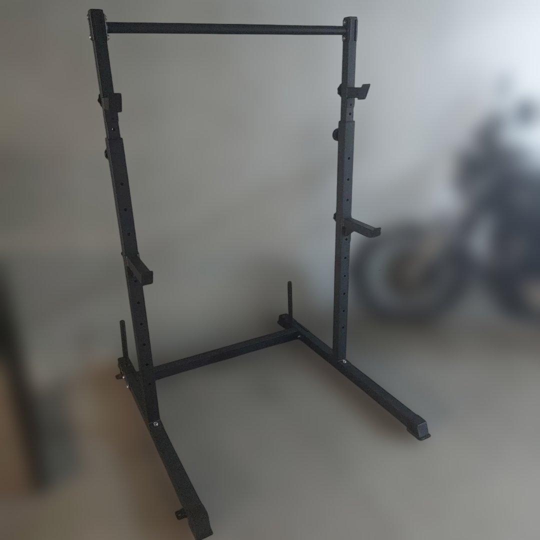 ホームジムWASAI 9段階高さ調整 BIG3バーベルラック＋チンニングスタンド