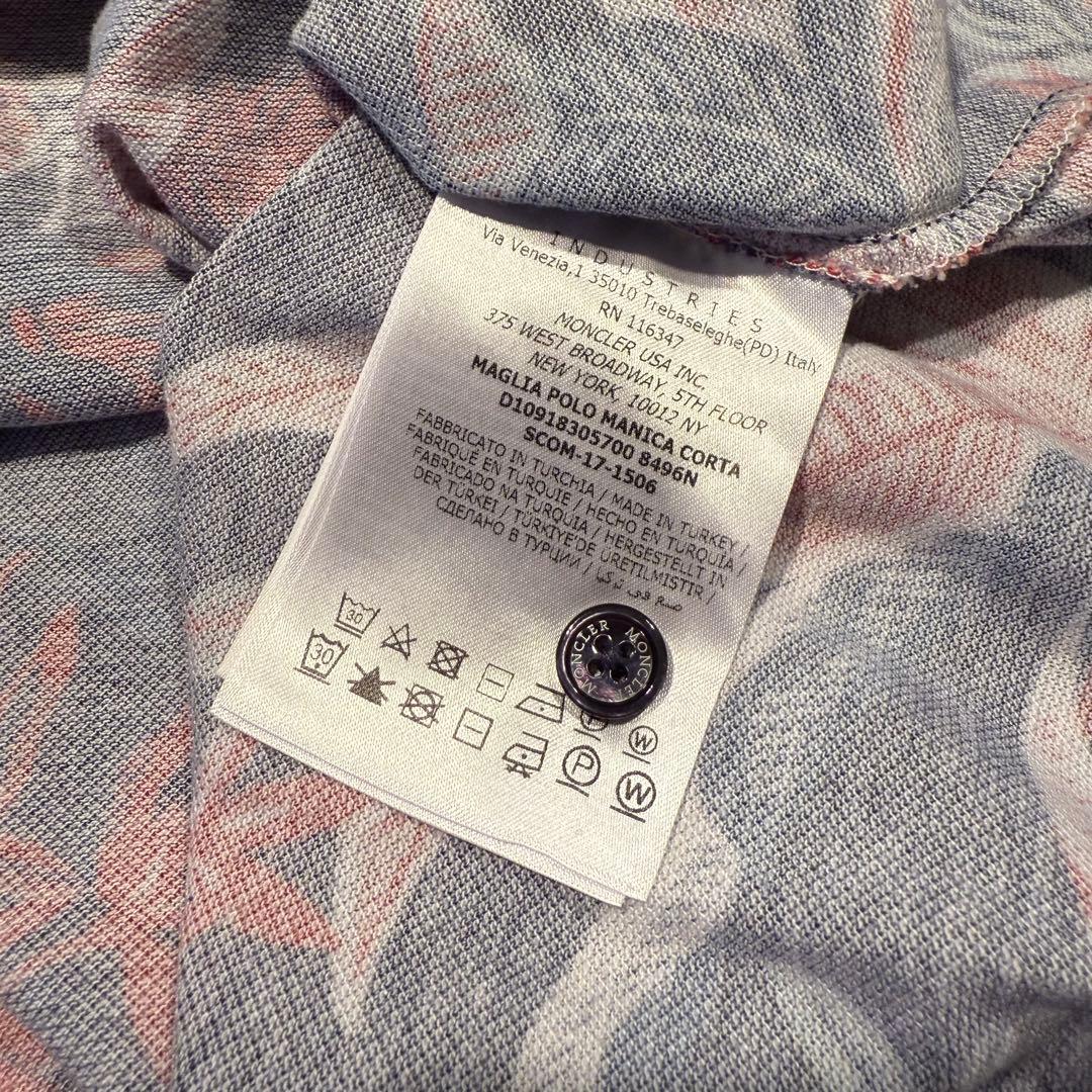 お取り置き中⭐︎モンクレール ポロシャツ メンズ Mサイズ ネイビー ワッペン
