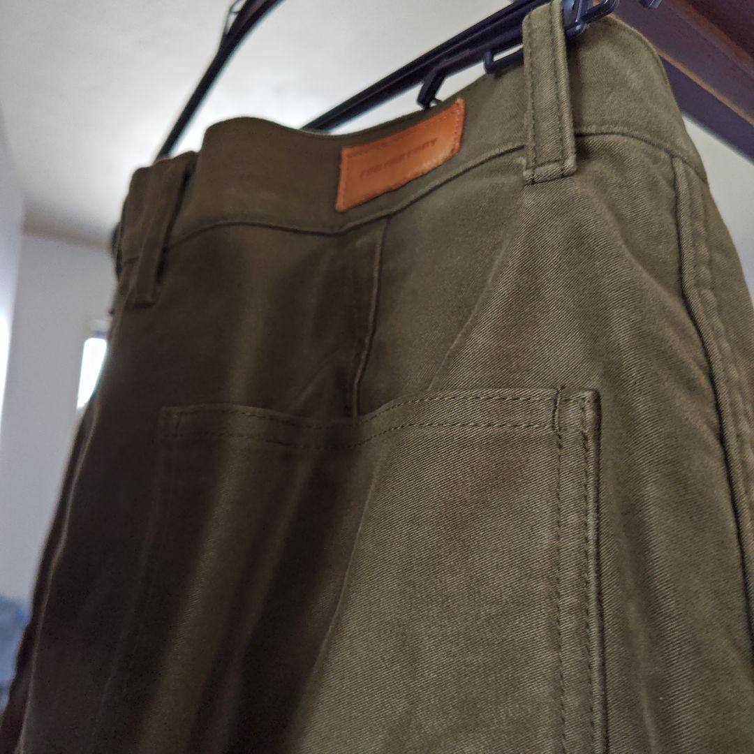 FOB FACTORY モールスキンパンツ サイズ4 オリーブ