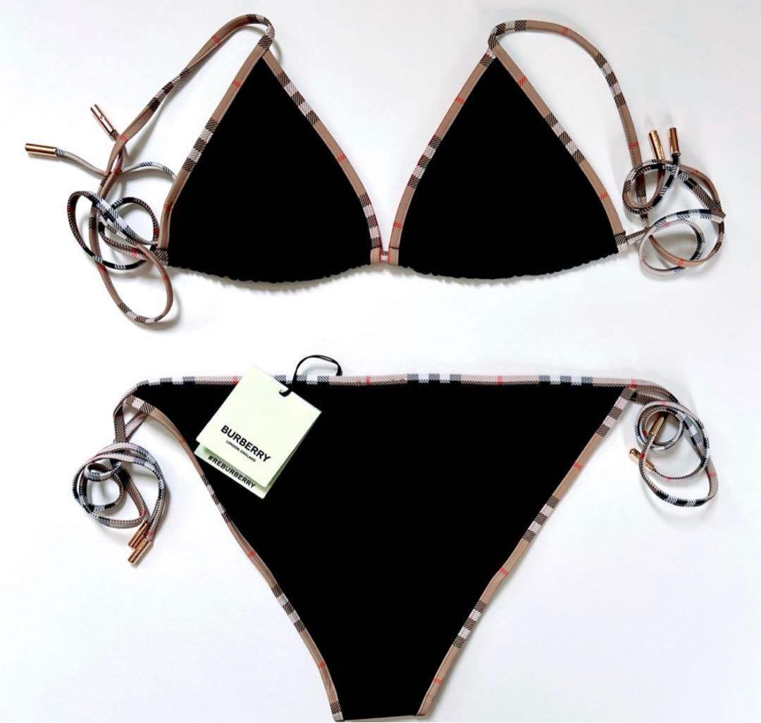 BURBERRY 水着 セパレート ビキニ Sサイズ　⚫︎収納ポーチ付き