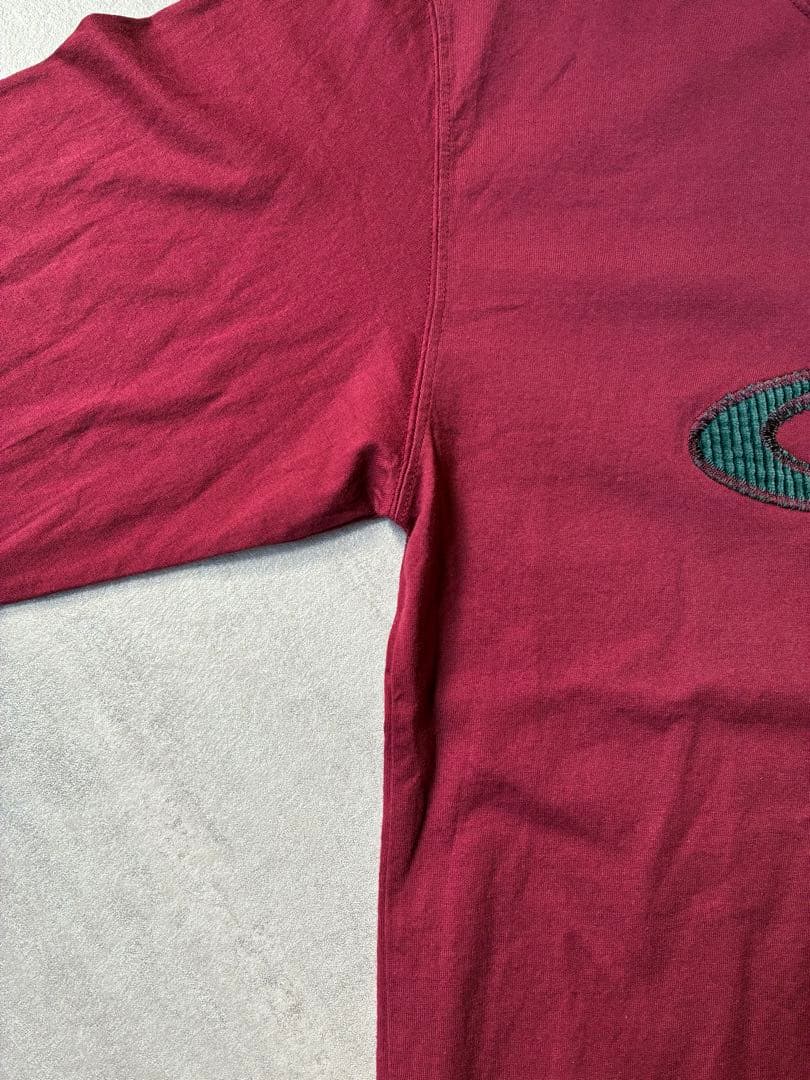 美品✨Vivienne Westwood刺繍ロゴ長袖Tシャツ バーガンディ02