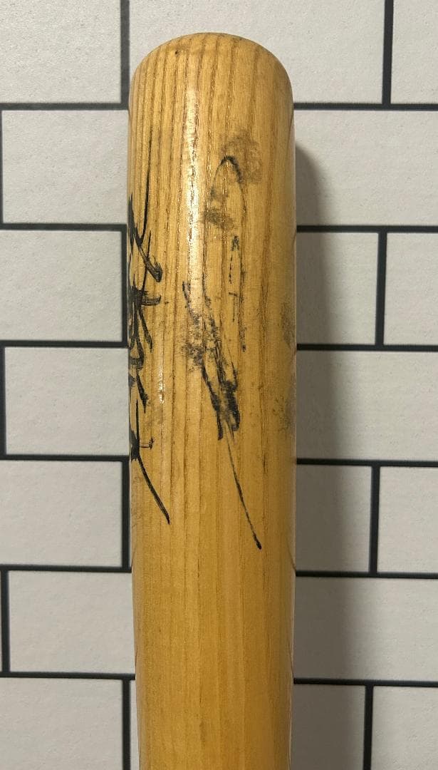 【24時間以内/匿名配送】 実使用バット ミズノプロ NPB刻印入り 岡島豪郎