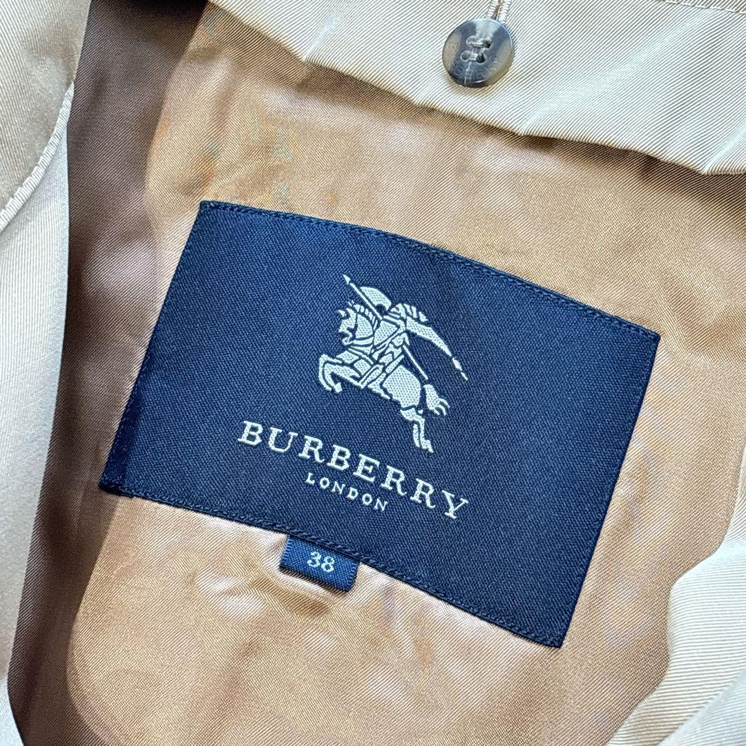 バーバリーロンドン ライナー ベルト付 トレンチコート ハニーベージュ