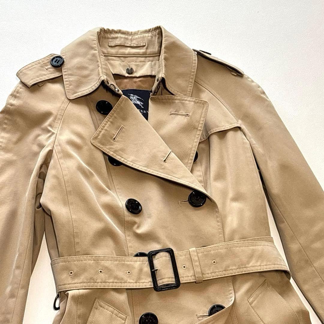 バーバリーロンドン ライナー ベルト付 トレンチコート ハニーベージュ