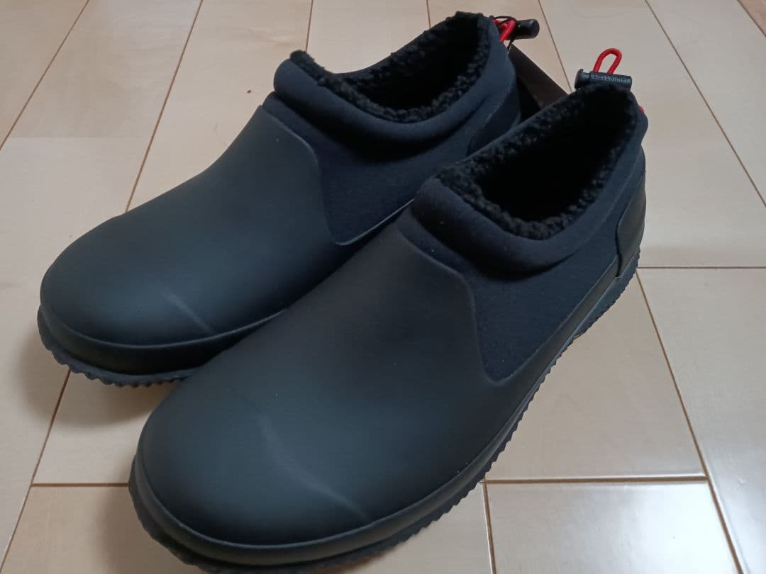 1【激安】ハンター メンズ　レインブーツ　スニーカー　シューズ黒UK7（26cm