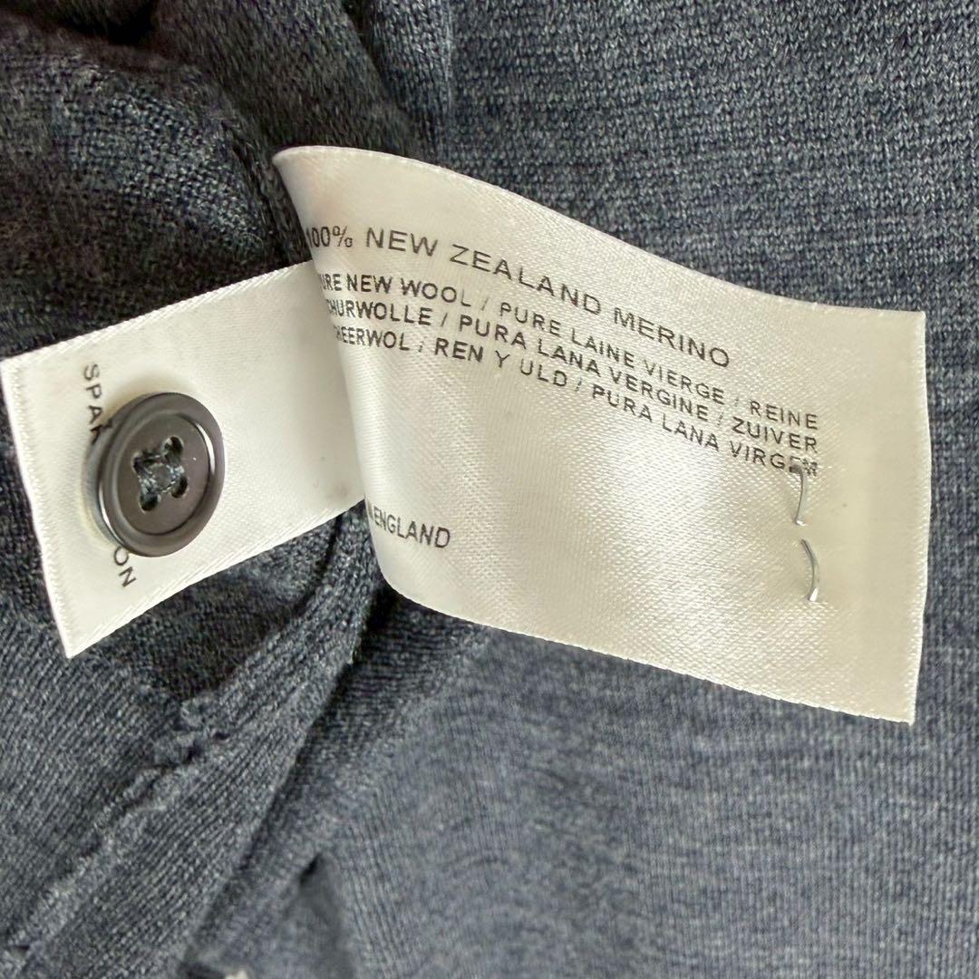 美品 JOHN SMEDLEY ニュージーランド メリノウール ニットポロシャツ