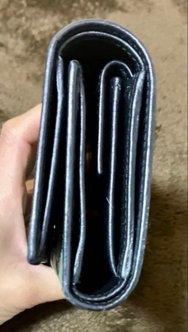 GUCCI ミントグリーン GGパターン 三つ折り財布